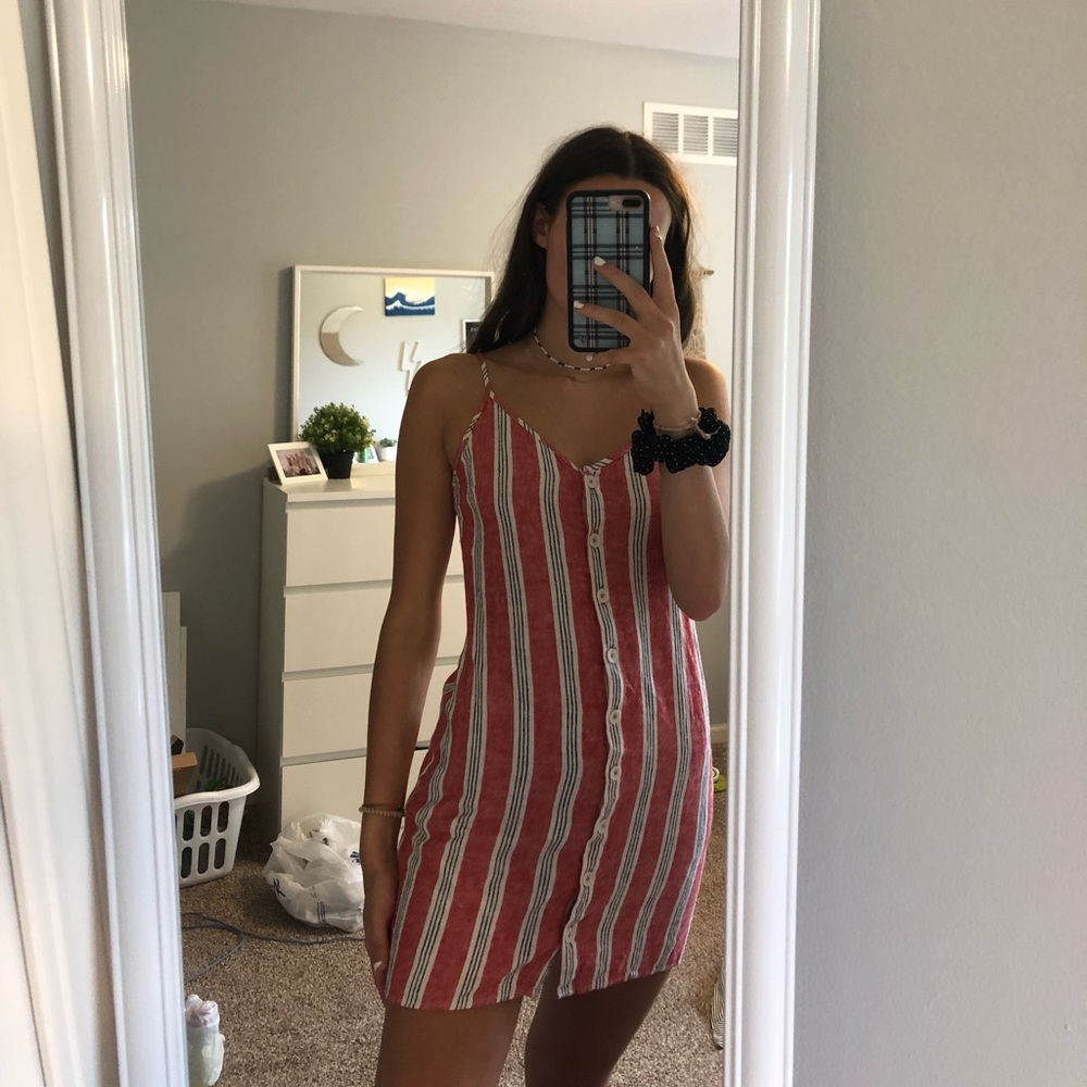 Striped Tank Top Dress